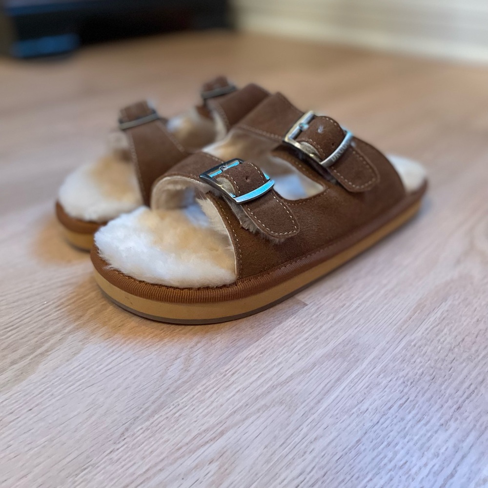 UGG Brown Sandals with Buckles